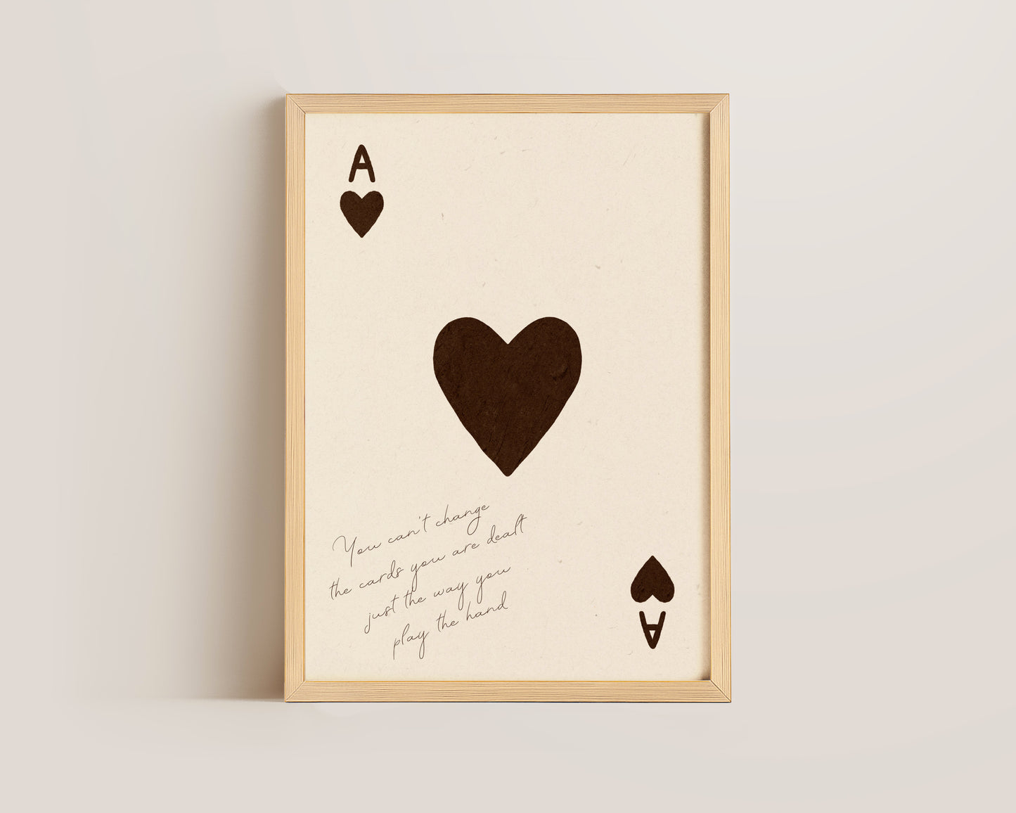 Cards You Are Dealt Print