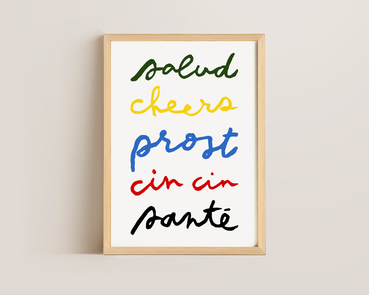Cheers Languages Print