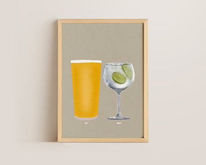 Cider & G&T Print