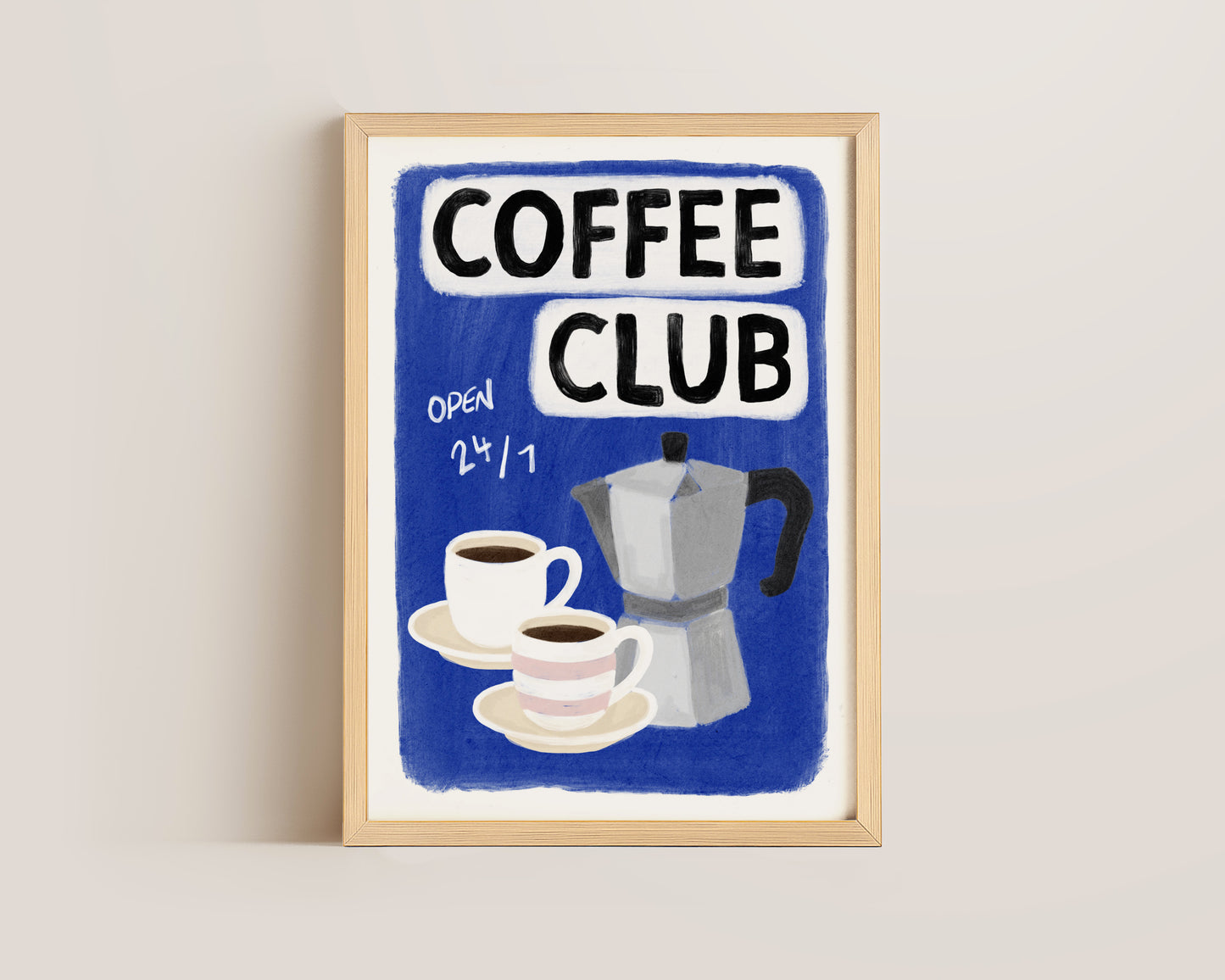 Coffee Club 24/7 Blue Print