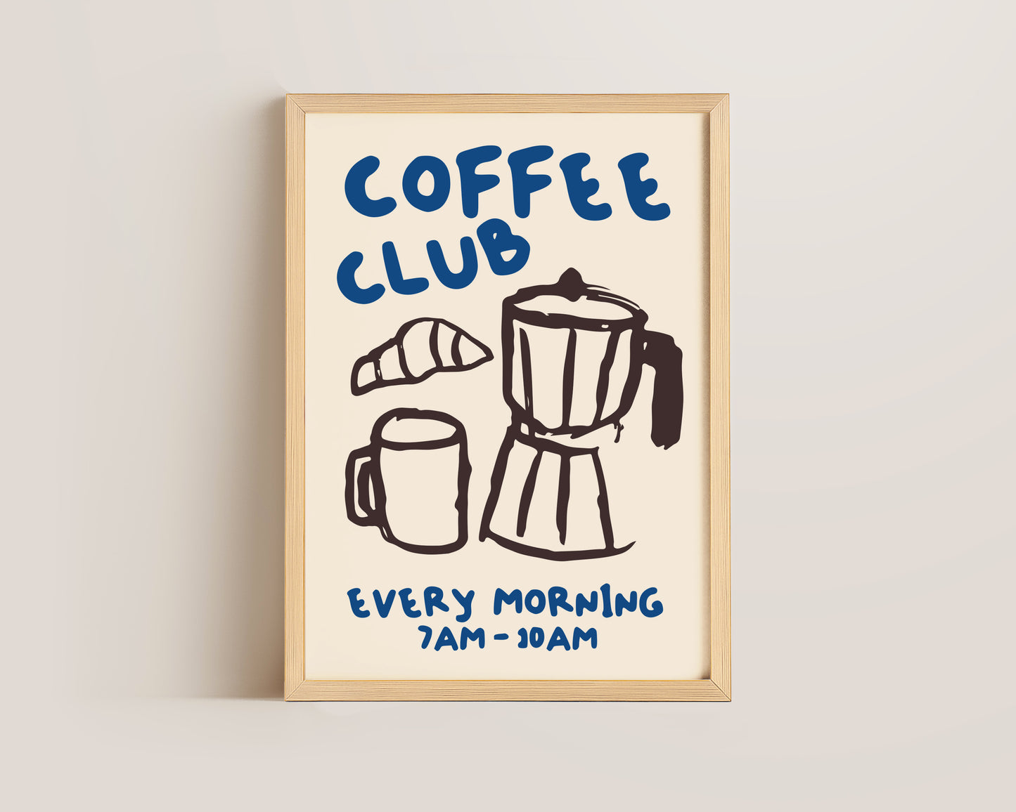 Coffee Club Print