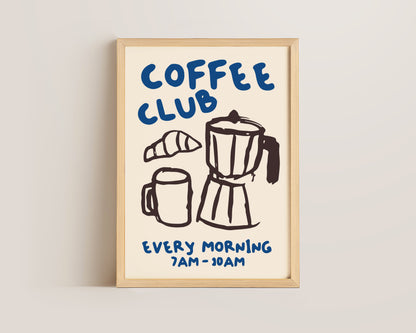 Coffee Club Print