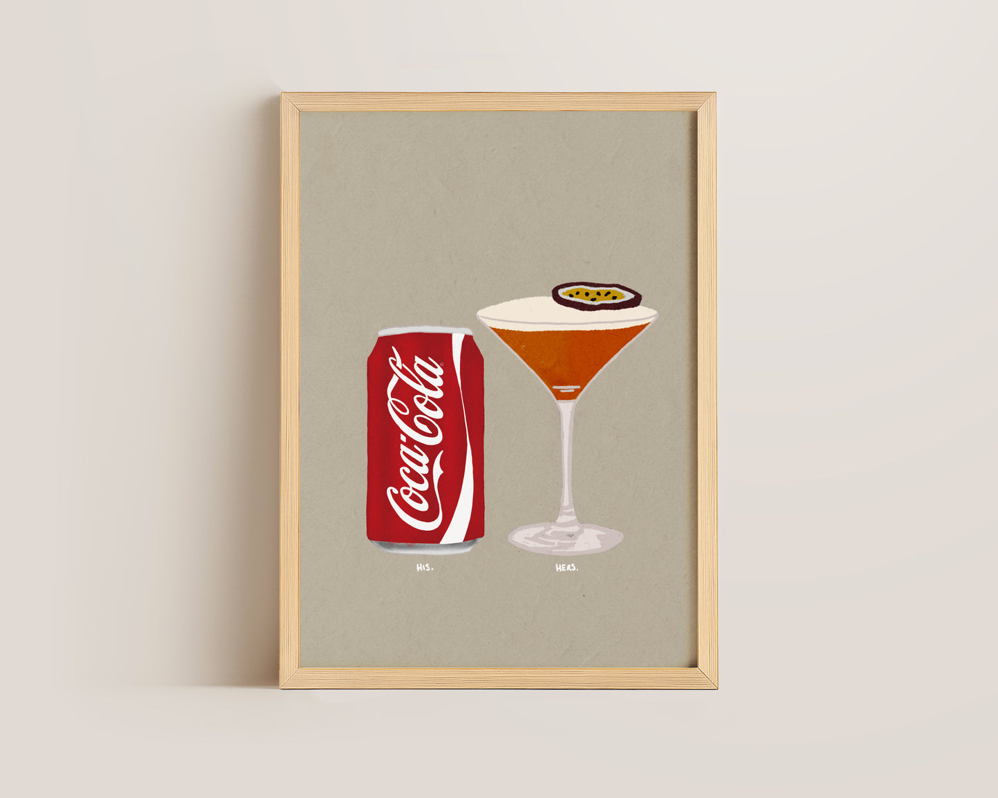 Coke & Pornstar Martini Print