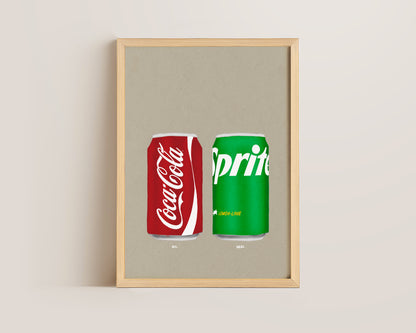 Coke & Sprite Print