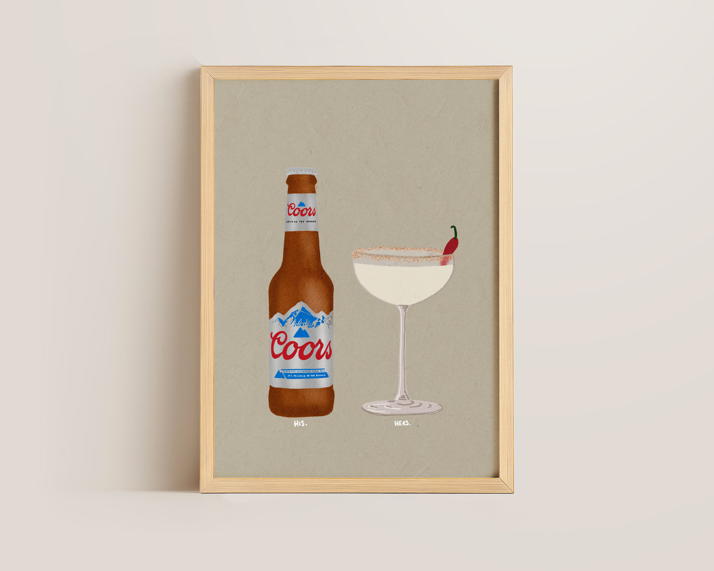 Coors Light & Spicy Marg Print