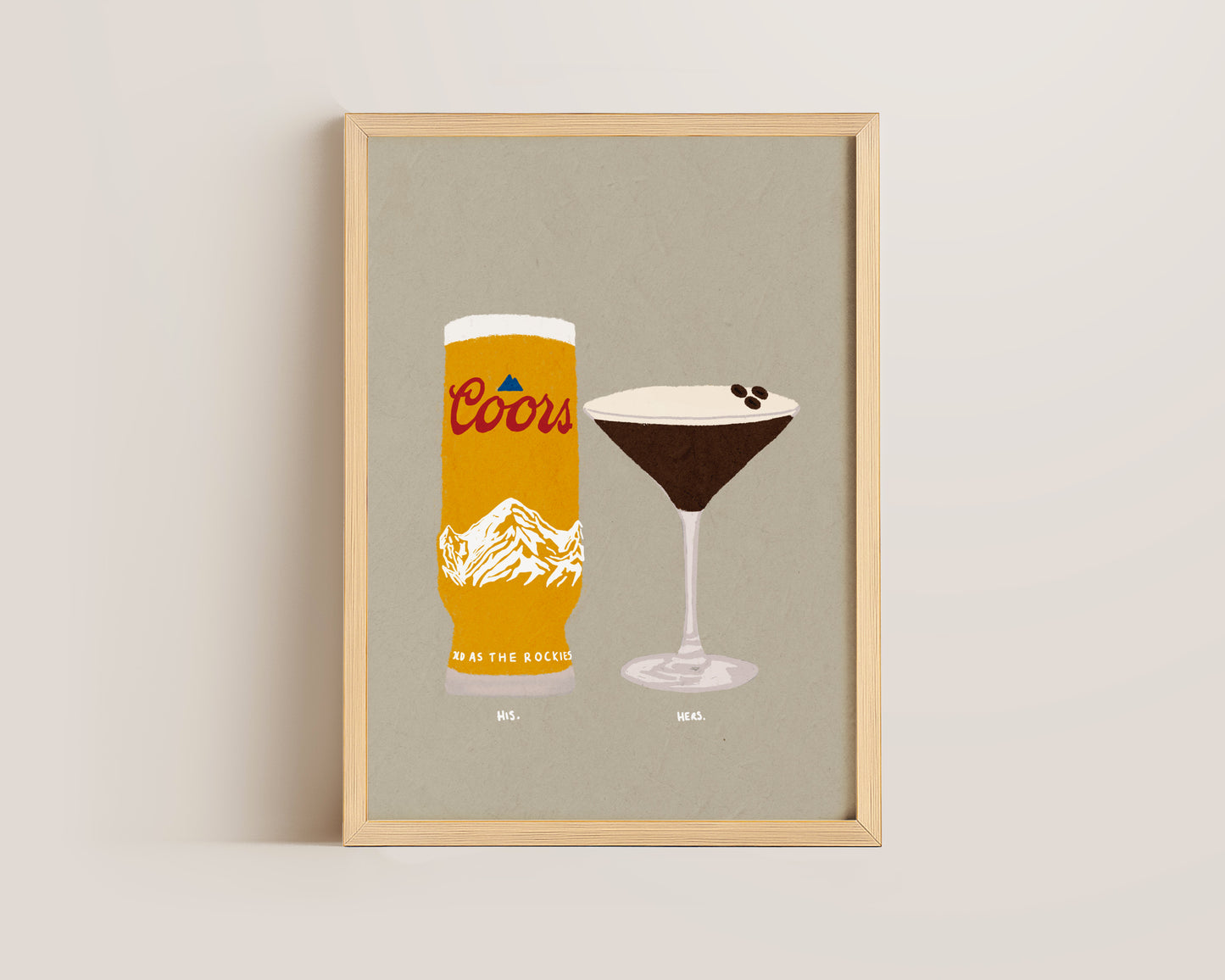 Coors & Espresso Martini Print