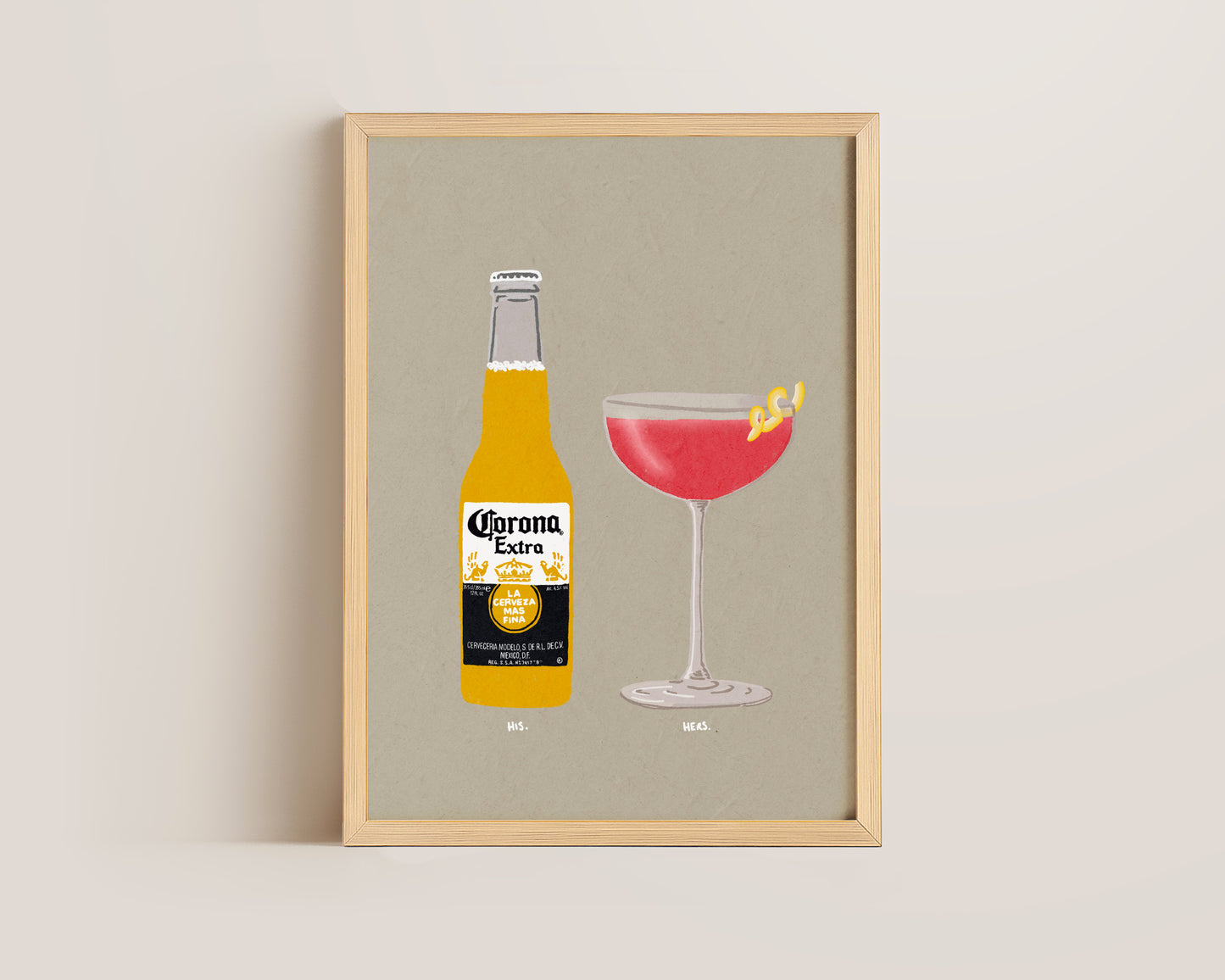 Corona & Cosmopolitan Print