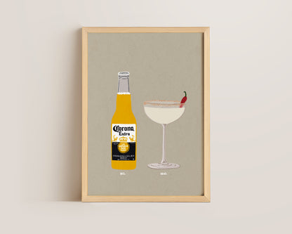 Corona & Spicy Marg Print