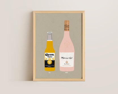 Corona & Whispering Angel Print