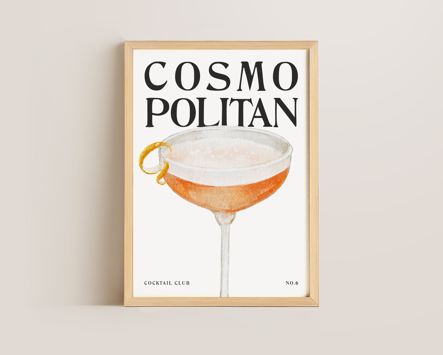 Cosmopolitan Cocktail Print