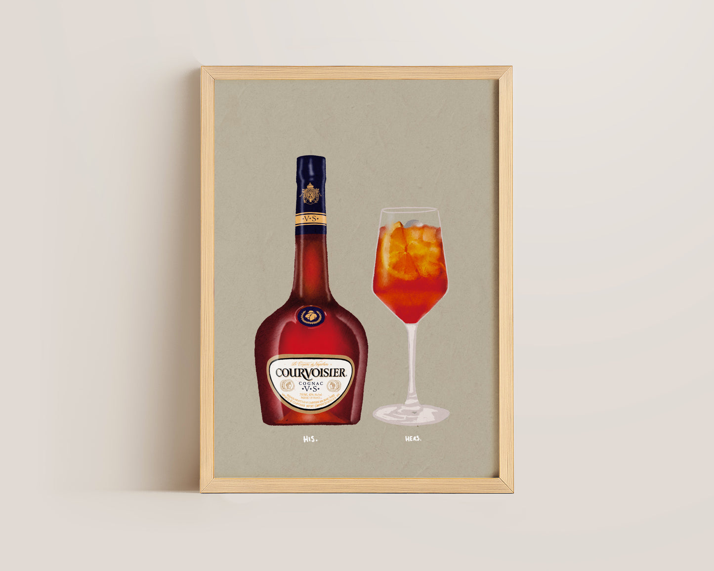 Courvoisier & Aperol Spritz Print