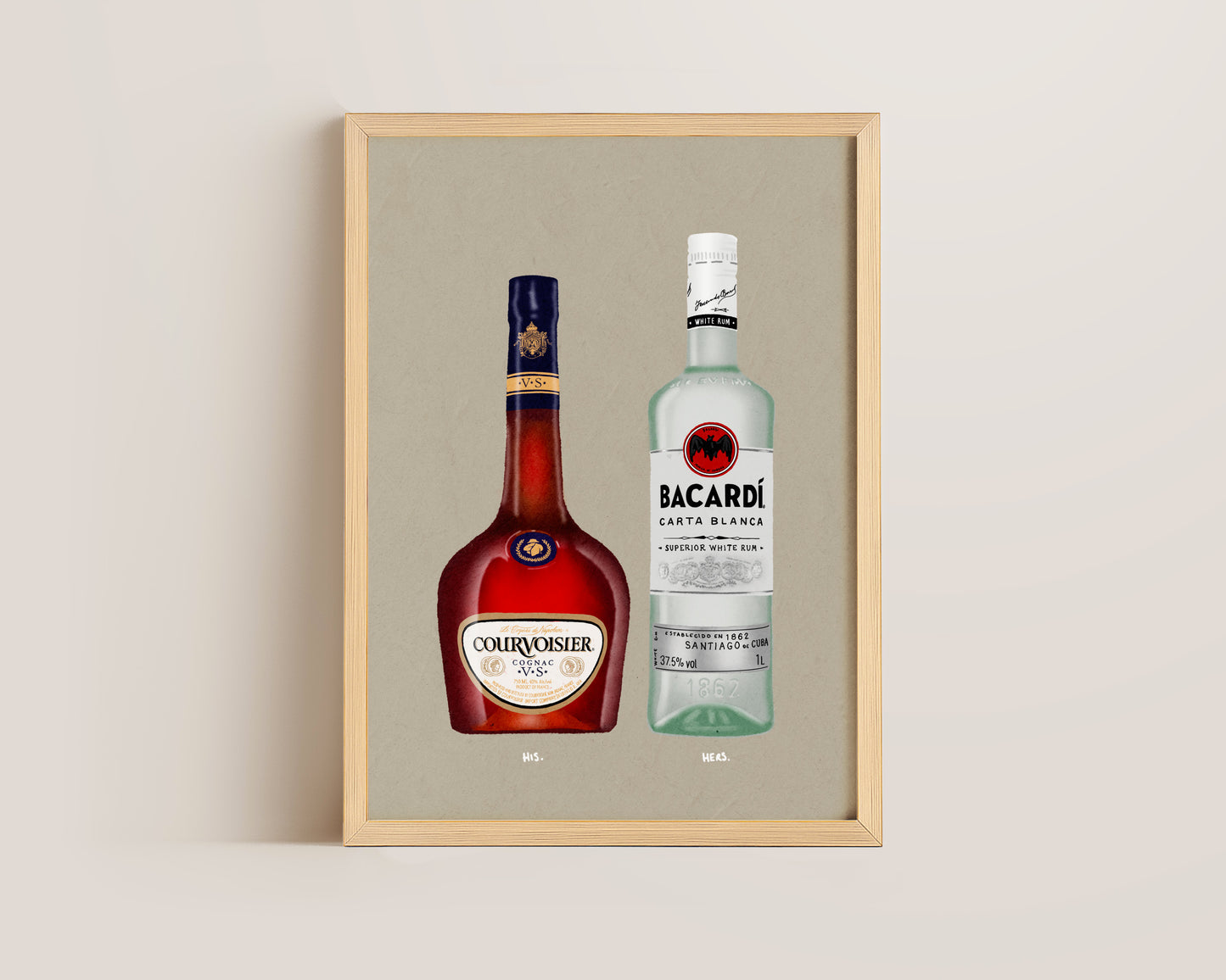 Courvoisier & Bacardi Print