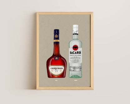 Courvoisier & Bacardi Print