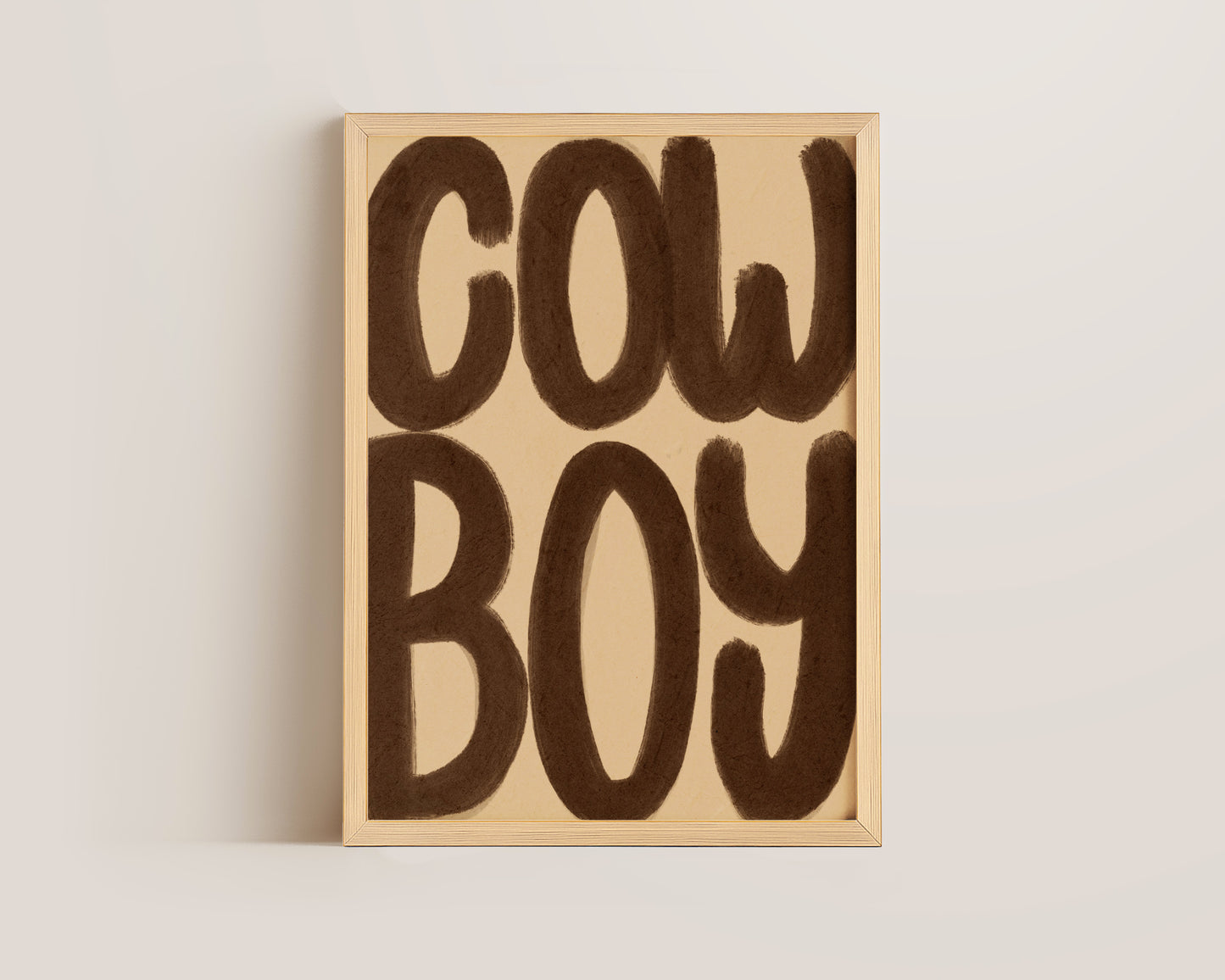 Cowboy Print