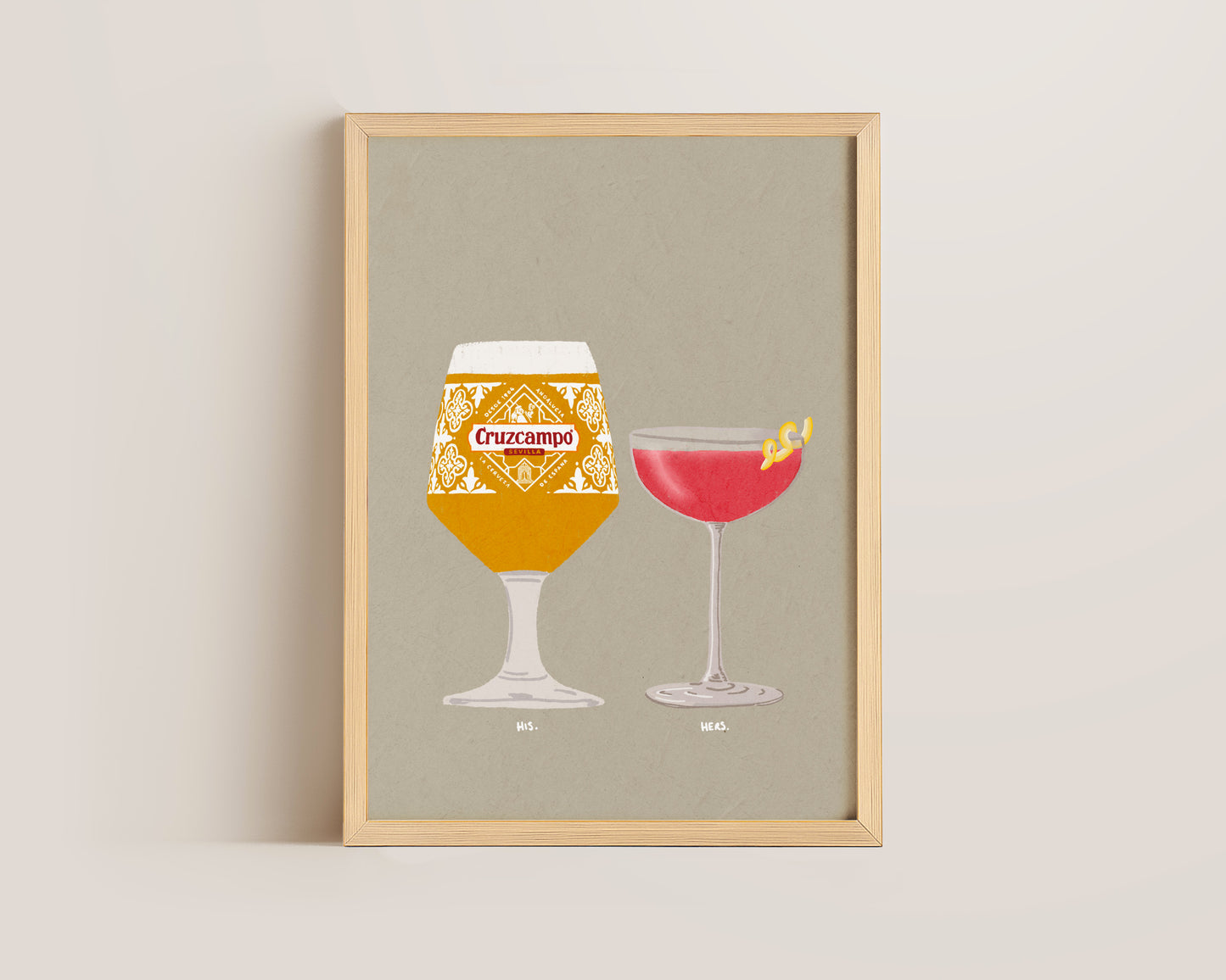 Cruzcampo & Cosmopolitan Print