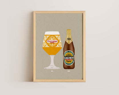 Cruzcampo & Magners Print