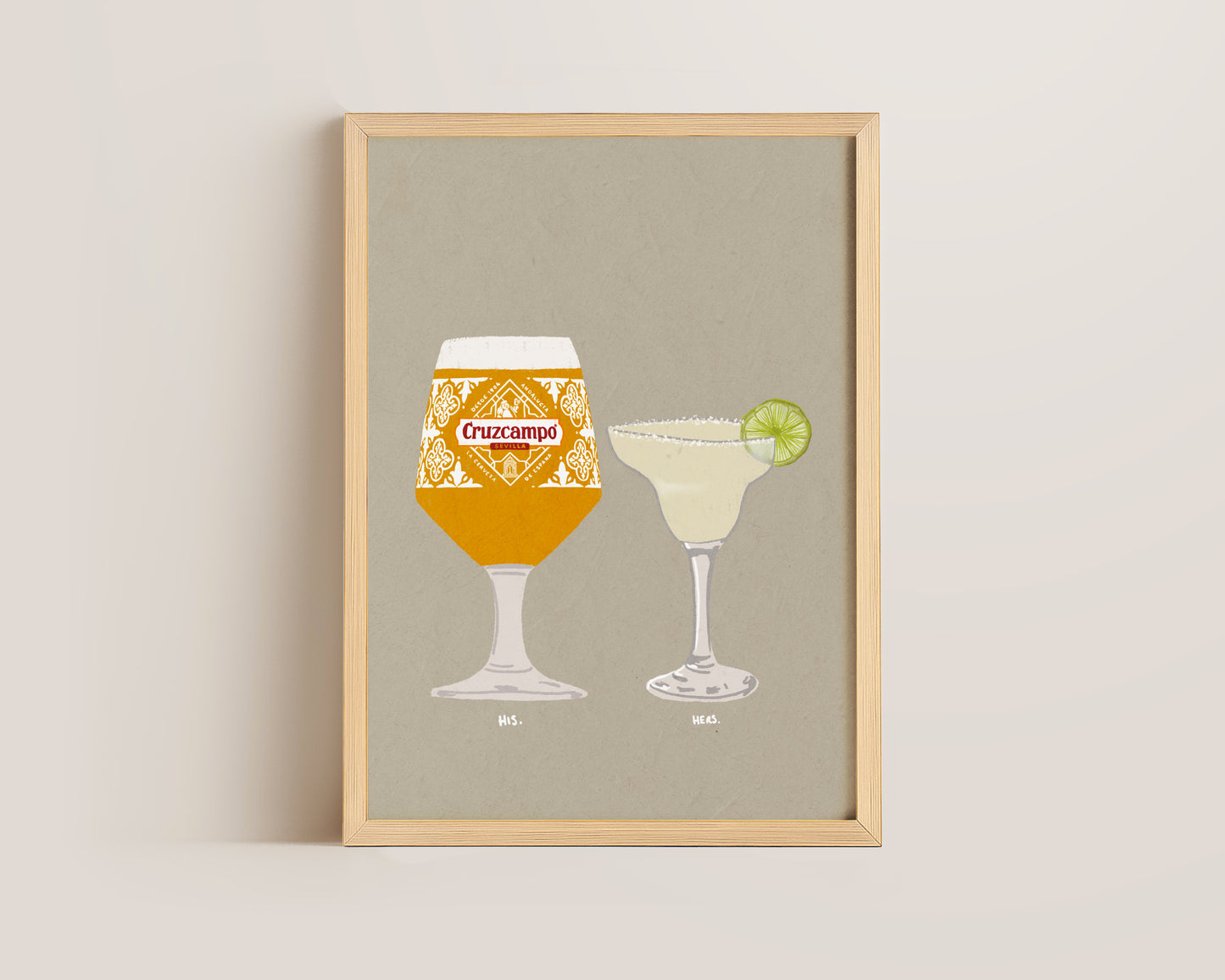 Cruzcampo & Margarita Print
