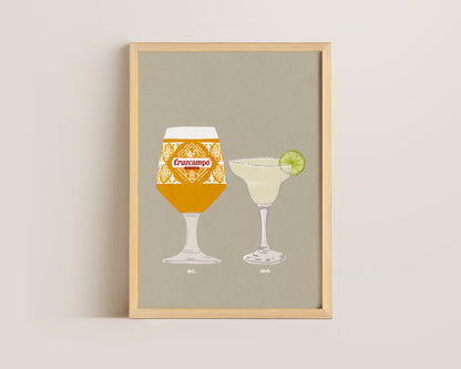 Cruzcampo & Margarita Print