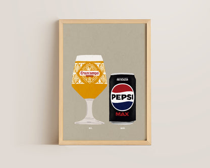 Cruzcampo & Pepsi Max Print
