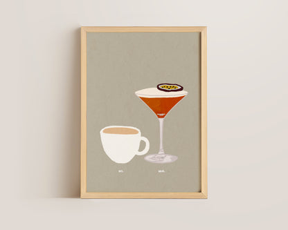 Cup of Tea & Pornstar Martini Print