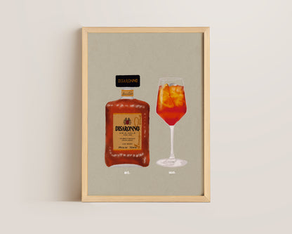 Disaronno & Aperol Spritz Print