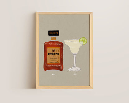 Disaronno & Margarita Print