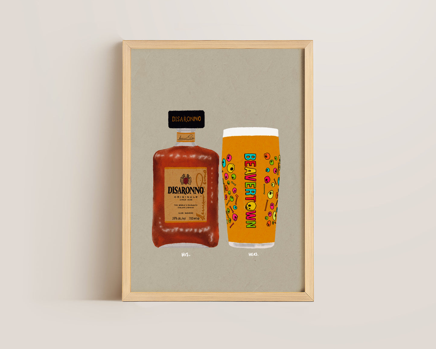 Disaronno & Neck Oil Print