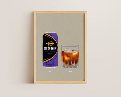 Strongbow Dark Fruits & Black Russian Print