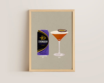 Strongbow Dark Fruits & Pornstar Martini Print