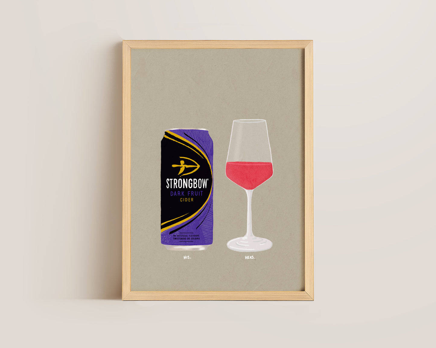Strongbow Dark Fruits & Rose Print