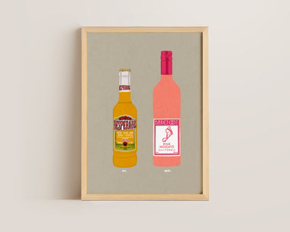 Desperados & Pink Moscato Print