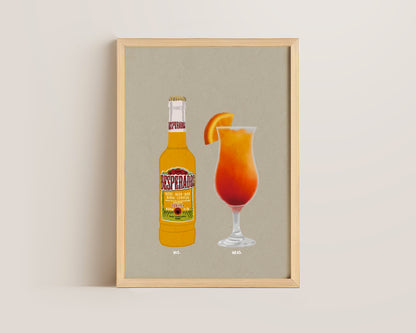 Desperados & Sex On The Beach Print