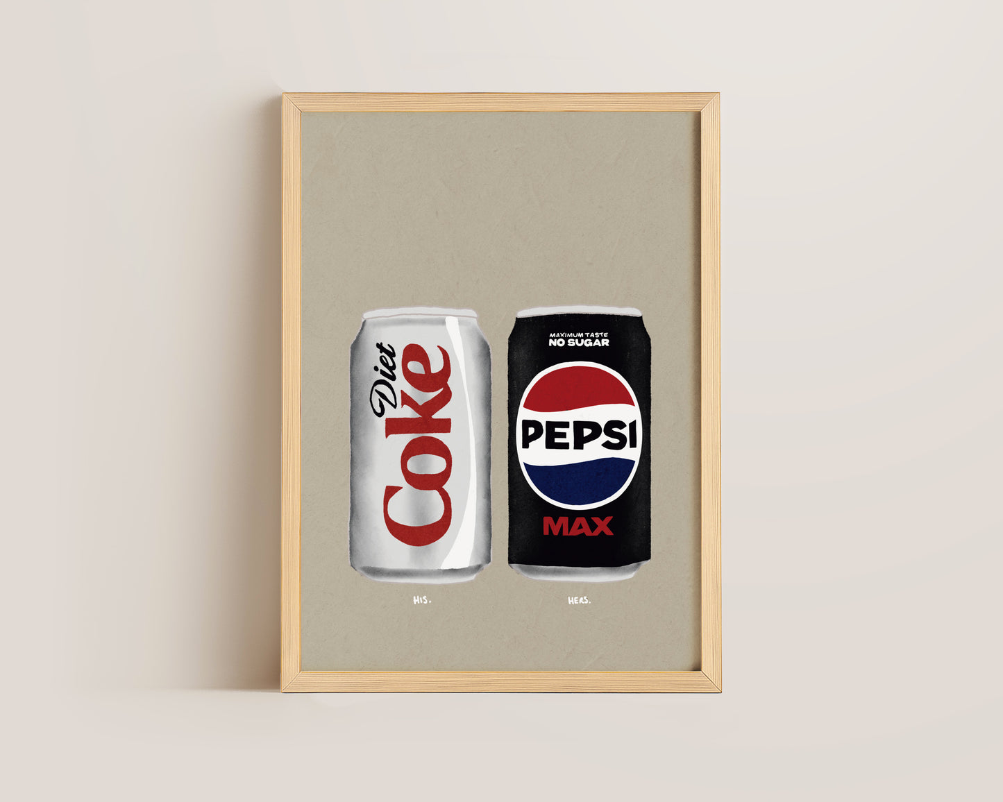 Diet Coke & Pepsi Max Print