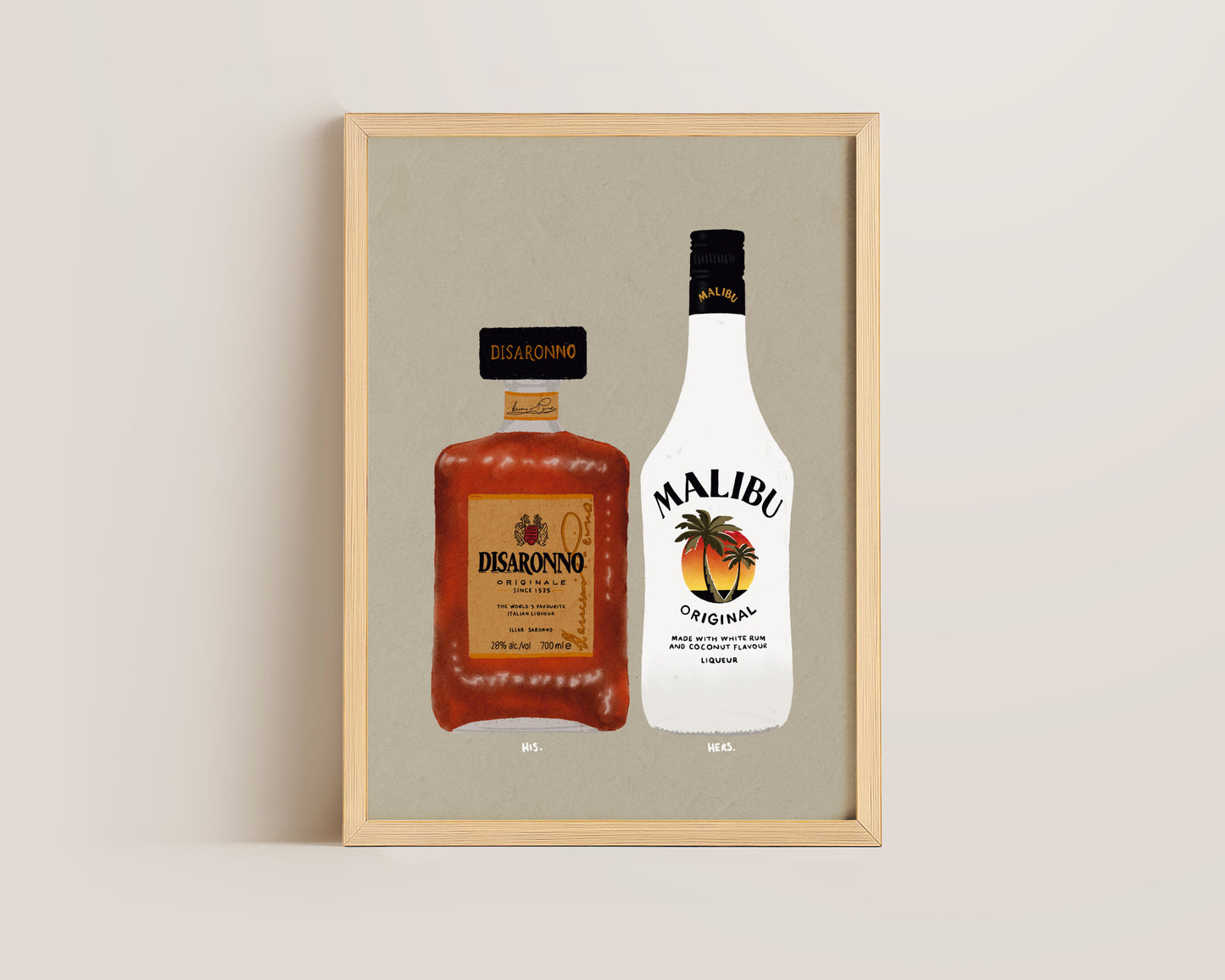 Disaronno & Malibu Print
