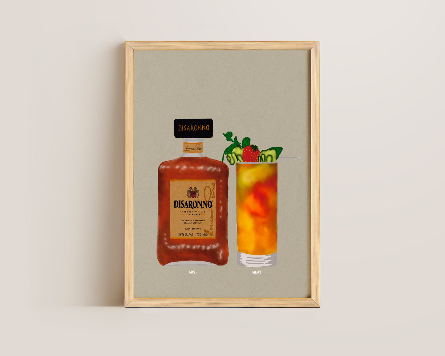 Disaronno & Pimms Print