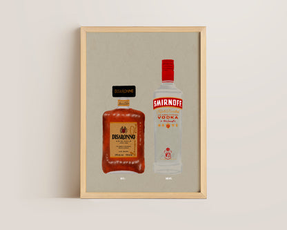 Disaronno & Smirnoff Vodka Print