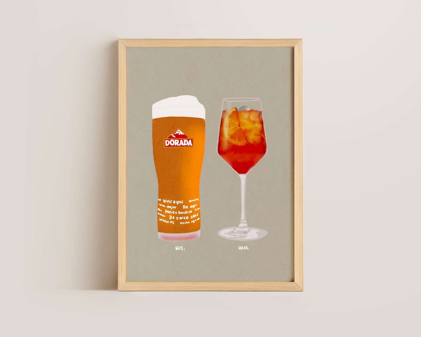 Dorada & Aperol Spritz Print