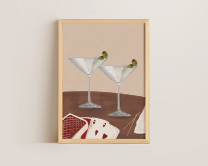 Dirty Martini Date Night Print