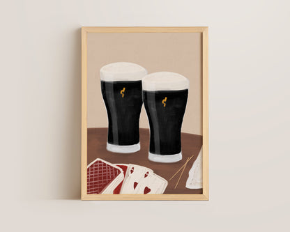 Black Stout Date Night Print