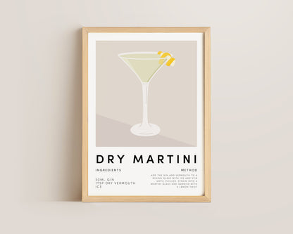 Dry Martini Print