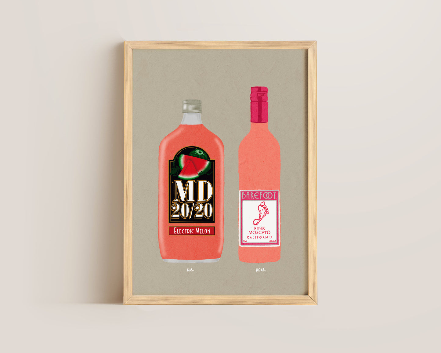 Electric Melon MD & Pink Moscato Print