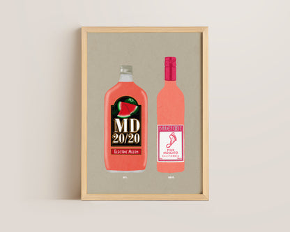 Electric Melon MD & Pink Moscato Print