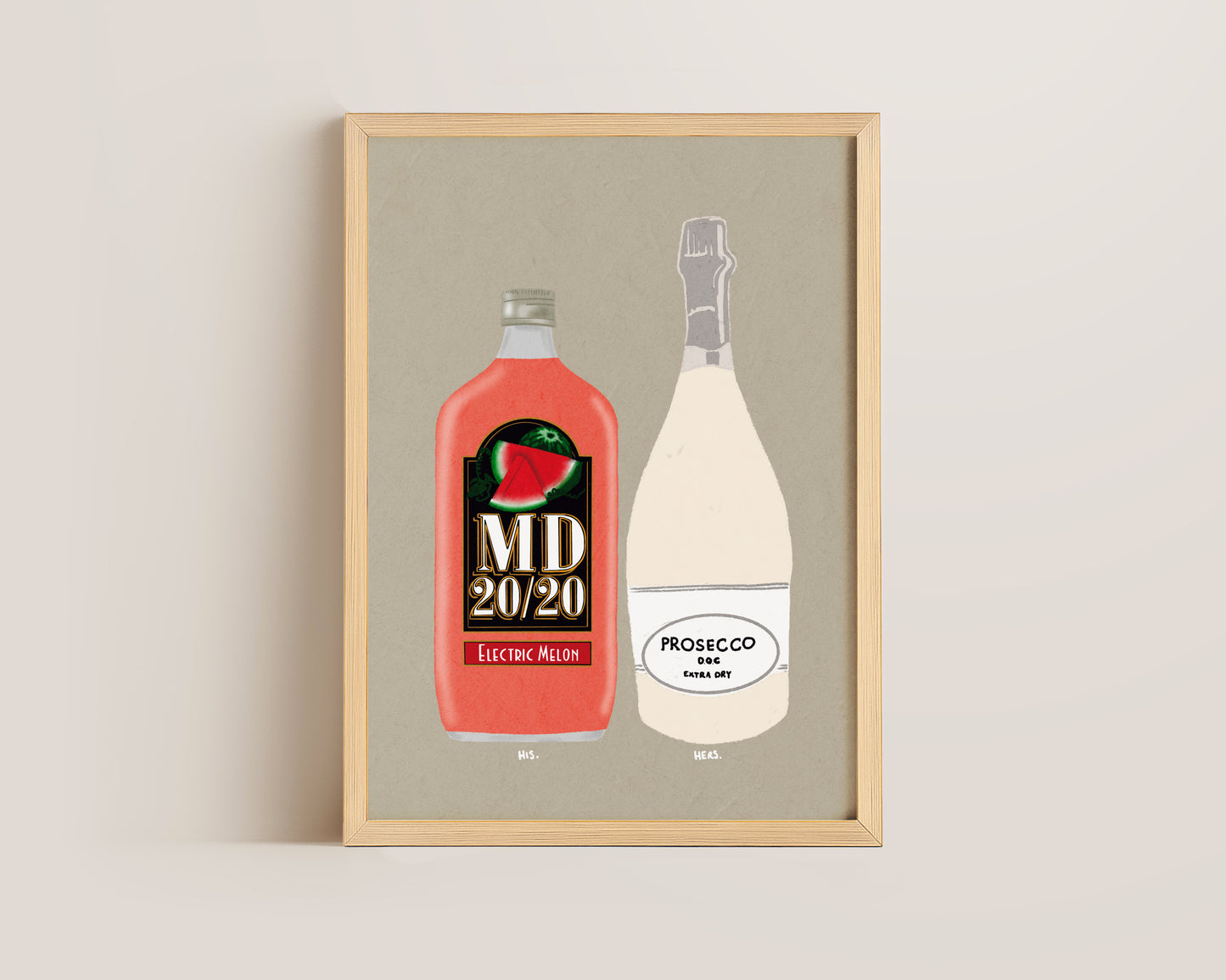 Electric Melon MD & Prosecco Print