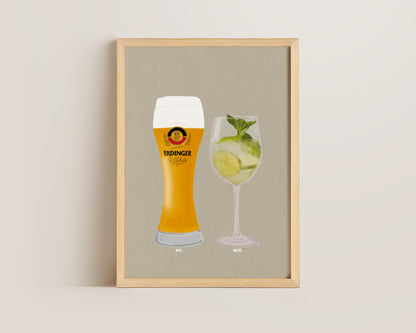 Erdinger & Hugo Spritz Print