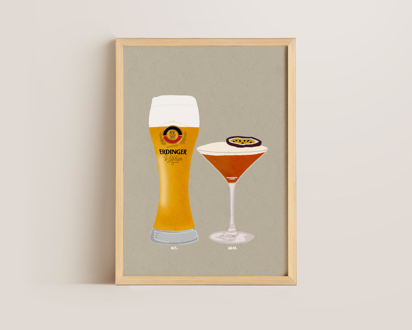 Erdinger & Pornstar Martini Print
