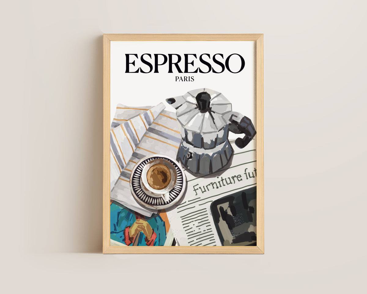 Paris Espresso Print