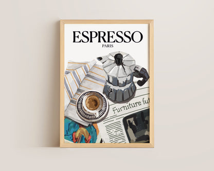Paris Espresso Print