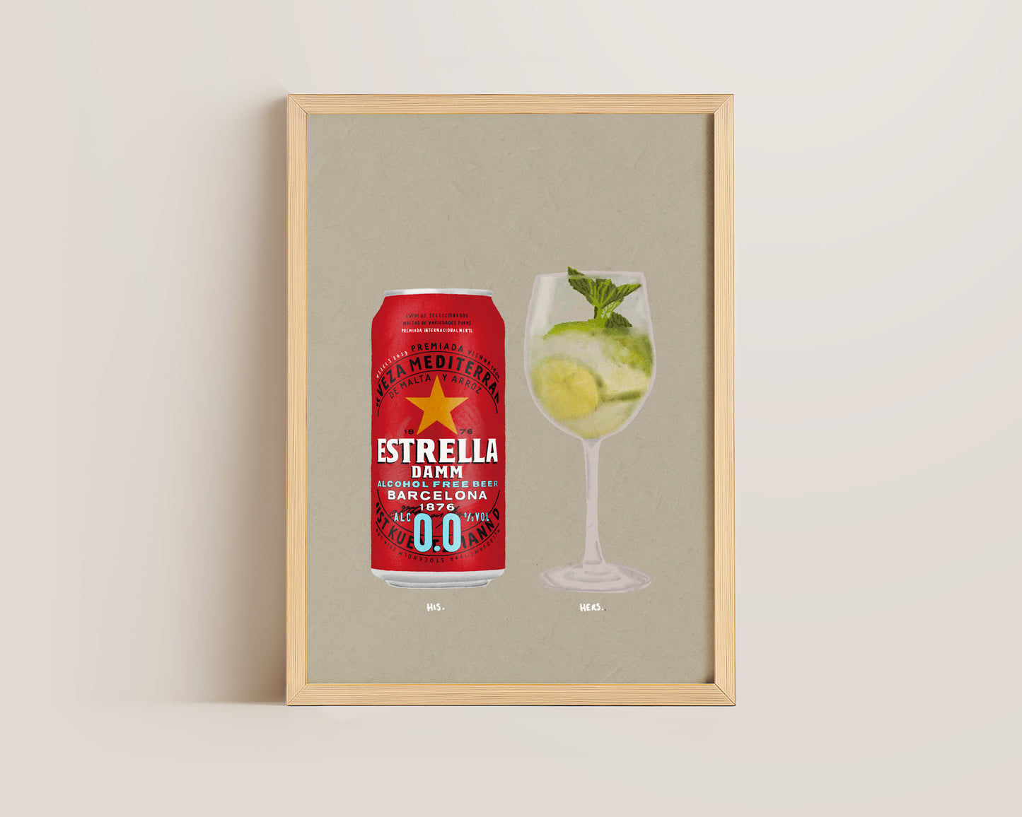 Estrella 0.0% & Hugo Spritz Print