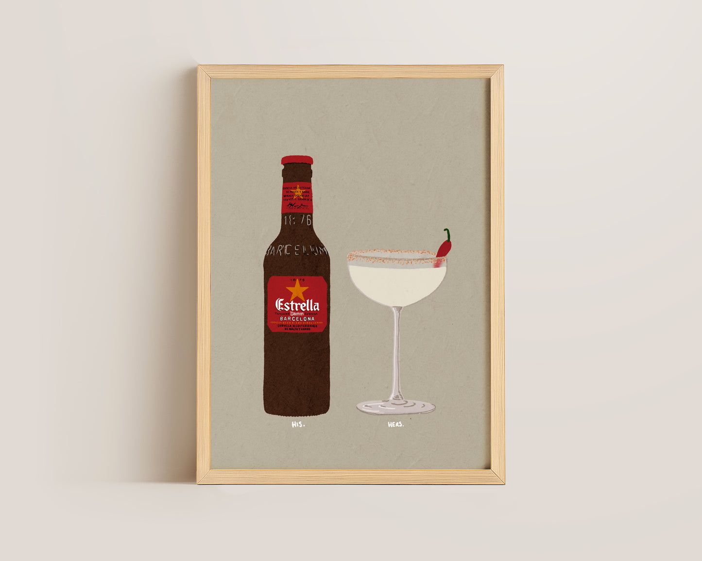 Estrella Bottle & Spicy Marg Print