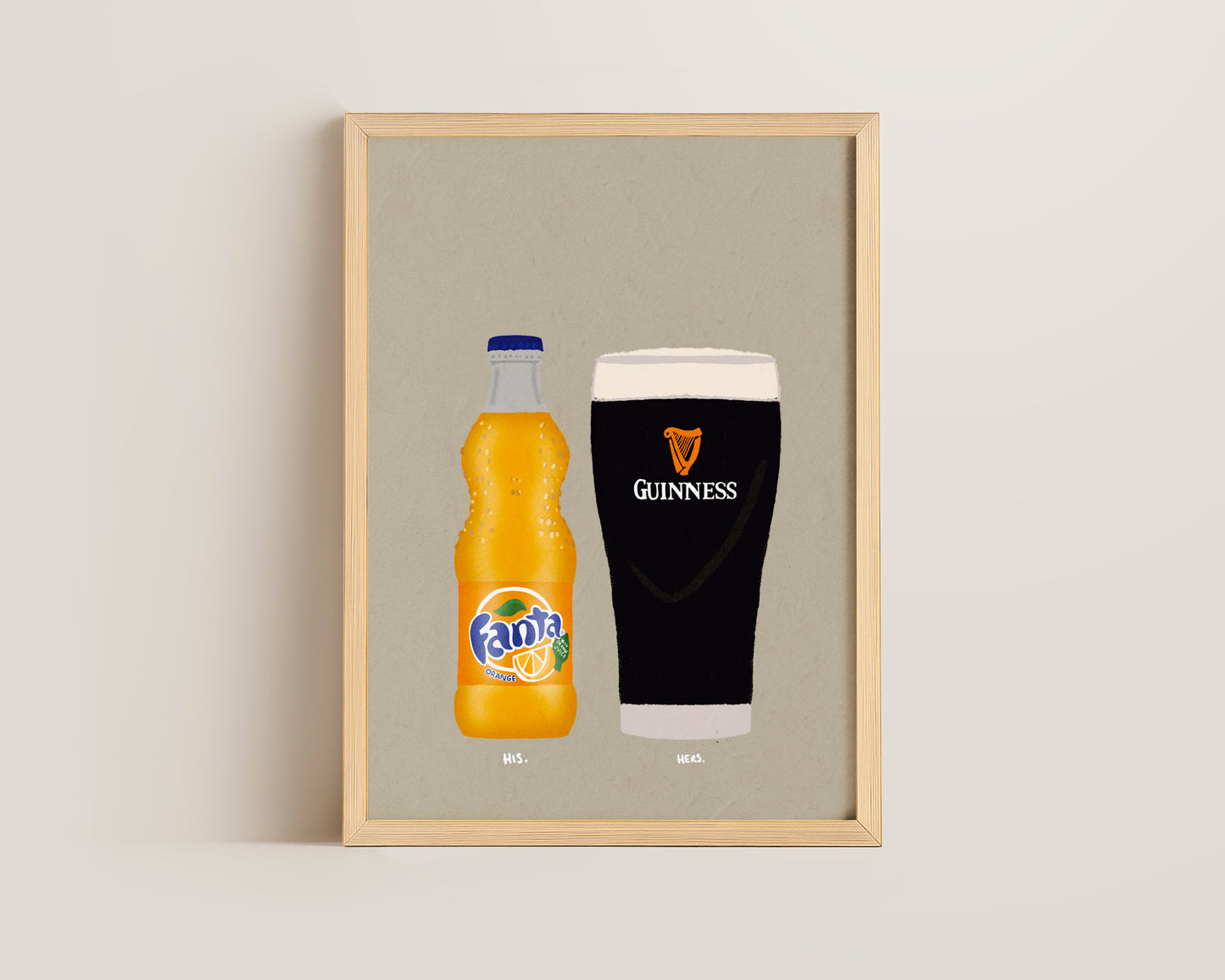 Fanta Orange & Guinness Print